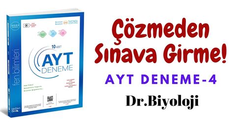 AYT Biyoloji Deneme Sınavları ve Çözümleri