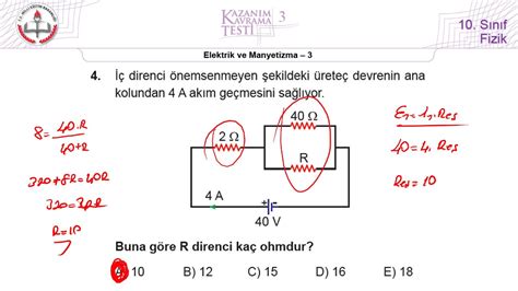 AYT Fizik Optik ve Elektromanyetizma Soruları