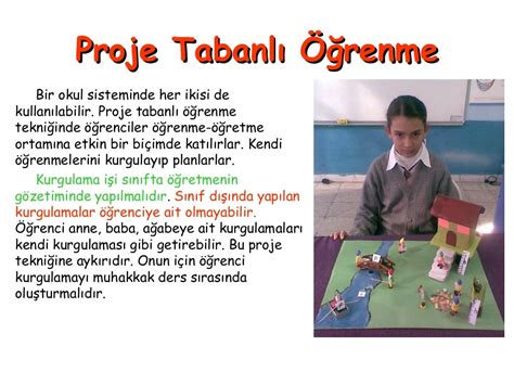 Eğitimde Proje Tabanlı Öğrenme: Devlet Okullarındaki Deneyimler