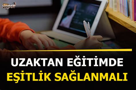 Eğitimde Uzaktan Erişim ve Eşitlik