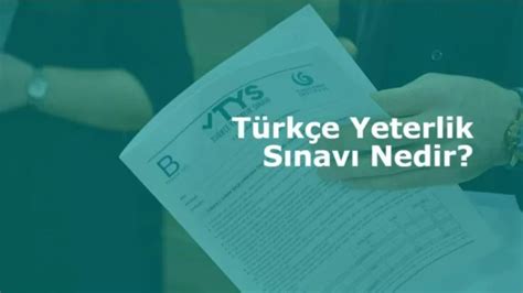 Türkçe Yeterlilik Sınavı (TYT) Nedir?